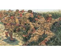 WWII US Parachutistes Figurines Plastique Kit 1:72 Model Italeri