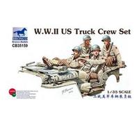 Wwii Us Truck Crew Set - 1:35e - Bronco Models G