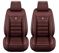 WWITH 2Pcs Housse Siege Voiture pour Mini Hatchback 3dr/5dr R56 F56 F66 F55 F65, Imperméable Résistant À l'usure Cuir Protection Siège Ensemble Housses Avant,E/Coffee