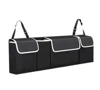 WWITH Rangement Coffre Voiture pour BMW X5 E53 E70 F15 G05 / X6 E71 F16 G06 / X7 G07, BoîTe Stockage Voiture Organisateur Pliable éTanche Accessoires IntéRieurs VéHicule,B