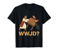 WWJD Probablement Flip Tables Humour Chrétien T-Shirt