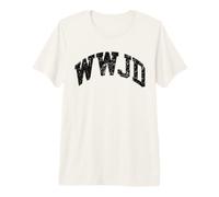 WWJD : Que ferait Jésus, Foi biblique chrétienne, Vintage, Mignon T-Shirt Haut de Gamme