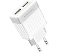 wwp-® Chargeur pour téléphone Portable ou Tablette Ultra Rapide Double USB 2.1 A USB 2.0 Adaptateur de Charge Compatible Samsung iPhone iPad Huawei Xiaomi Oppo Realme LG TCL Vivo iPad