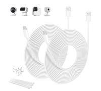 wwp-Long Cable USB C 9M 2Pack,Câble de Chargeur USB A vers USB C Cordon Caméra de Sécurité pour Blink Outdoor 4,Petcube Cam 360,Xiaomi Smart Camera C400,EufyCam 3/S330,TP-Link Tapo 2k C120