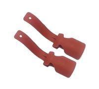 WWPMNQD Chausse pied 2 pièces/ensemble chaussures paresseux aide manipulée corne à au levage de for les personnes âgées handicapées chausse-pied en plastique convient toutes(Red 2pcs)