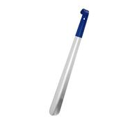 WWPMNQD Chausse pied Cornes de chaussures en métal à manche Long 42cm, 1 pièce, cuillère for femmes enceintes et personnes âgées, for la maison, ne pas se pencher sur le port d'une spatule(Blue)