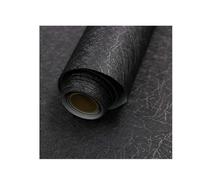 WWPMNQD Papier peint 40cm Width Waterpoof Wallpaper Black Silk Vinyl Self-Adhesive Stickers For Wall Furniture Livingroom Contact Paper Home Decor pour meuble(40cmx3M)