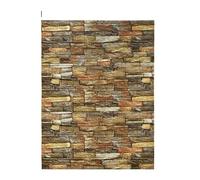 WWPMNQD Papier peint Decorative Waterproof And Moisture-proof Self-adhesive Wallpaper Retro Style Home Decor Bedroom Living Room Background Wall pour meuble(Color-4,70cmx100cm)