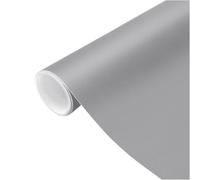 WWPMNQD Papier peint Papier peint mat autocollant en vinyle blanc/gris/noir (1/3/5 m) for mur, étagère, table, porte, salon, décoration pour meuble(Matte light gray,40cmx5M)