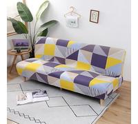 WWQQKJ Housse De Canapé Clic Clac 3/2 Places Couverture De Canape sans Accoudoir Extensible Revêtement De Canapé sans Bras Protecteur Sofa Protector(D1,190-210cm/74.8-82.6in)