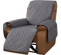 WWQQKJ Housse de canapé réversible Housses de Chaise Relax 1/2/3 Places Antidérapante Imperméable for canapés inclinables Housses de canapé matelassées avec Poches de(4,1 Persona)