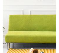 WWQQKJ Housse de canapé sans accoudoirs, Couleur Unie, 2/3 Places, Extensible, résistante aux Taches, for canapé-lit, Lavable, antidérapante, Pliable, clic-clac(I,190-230cm)