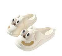 WWricotta Big Eye Dog Pantoufles Big Eye Dog Cartoon Package Head EVA Pantoufles Mignon Dessin Animé Chien Pantoufles Doux Semelle Épaisse Confortable Sandales Diapositives/1