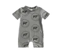 WWricotta Body à Manches Courtes pour bébé garçon, Tenue décontractée et Douce pour Nourrissons de 0 à 18 Mois, vêtements Confortables pour la Maison au Quotidien/A