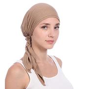 WWricotta Bonnet De Nuit en Satin - Hijab Femme Foulard Cancer Chimio Bonnet Soie Cheveux Nuit Musulmanes Cheveux Sortie Bonnet Chirurgical Tissu pour Femmes avec des Cheveux BoucléS Dreadlocks
