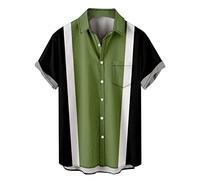 WWricotta Chemises hawaïennes imprimées pour Hommes Chemises de Plage boutonnées à Manches Courtes