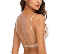 WWricotta Femmes Soutien-Gorge Bandeau sans Bretelles - Soutien Gorge Transparent Confortable Respirant Push up Sein Soutien Gorge Autocollant sans Couture pour Un Confort Quotidien