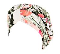 WWricotta Foulard en Bambou pour Femme - Bonnet Chapeau éLastique à Large Bande Chimio Turban Mode Bandeau Bandana Cheveux Souple Et Respirant Femmes Hommes, 24-vert, Taille unique