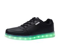 WWricotta Nouvelles Chaussures Lumineuses à LED colorées Version coréenne Couple Chaussures de Sport à Chargement USB Chaussures de Sport Basses Or Argent Chaussures de sport7/A