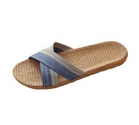 WWricotta Pantoufles légères Absorbant la Transpiration pour Hommes Couple Indoor and Home Cuissardes Blanches pour Hommes