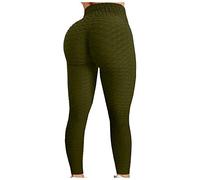 WWricotta Pontalon Femme Taille Haute Slim - Leggings Femme Push Up Gym Fitness Course Running Pilates Fitness Confortable Pantalon Stretch Extensible Femme Collant Basique Amincissant