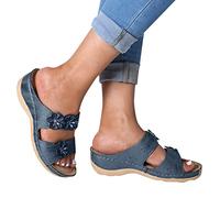 WWricotta Sandales CompenséEs Femme ÉTé - Sandale Femme Chic Chaussures Pieds Larges Ballerine Sport Sandales Transparentes Sandales D'éTé à LanièRes Tongs Pantoufles DéContractéEs