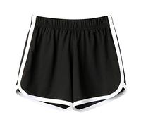 WWricotta Short à Taille Haute - Short Femme Grande Taille LâChe Cinq Points Pantalon Jogging Fitness Short De Course éLastique Basique Patineuse Fille Mini Short