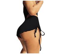 WWricotta Shorts Et Bermudas - Shorty Femme Coton LâChe Cinq Points Pantalon Volants Short D'éTé Large Basique Patineuse Fille Bermuda Femme Ronde éTé