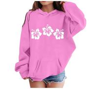 WWricotta Sweat à Capuche à Manches Longues pour Filles, Sweat-Shirt Doux avec Graphique, Pulls Mignons pour Enfants, vêtements pour Filles Sweat Fille sans Capuche Cher