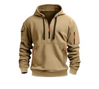 WWricotta Sweat à Capuche à Manches Longues pour Hommes, Printemps et Automne, Design extérieur Unique et décontracté, Couleur Unie, à Manches Longues Sweat Capuche De Course
