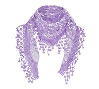 WWricotta Wrap Floral Scarf Sheer Dentelle Femmes de Tassel écharpe Shawl Homme Chemise Tenue Cadeau Pas Cher