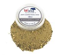 WWS War World Scenics WWScenics Sable Grossier | 180ml Pot | pour Modélisme Matériaux Base Diorama