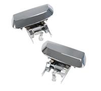 WwwBaoF8 pour Nissan Pathfinder R51 Serie 1 2005.01~2010.01 Autocollants décoratifs Garniture De Poignée De Porte Extérieure De Voiture Accessoires.,F-1 Pair Chrome