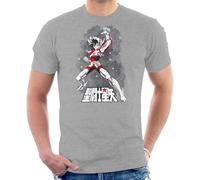 WWX9NLEE Pegasus Starscape Saint Seiya Knights of The Zodiac Men's T-Shirt Manches Courtes(Small)