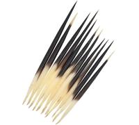 Wwyan Lot de 10 bâtons à cheveux en forme de porc-épic - Accessoires indiens - Bouée de pêche - Kits de projets de couture