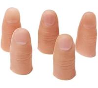 Wwyan Lot de 5 faux doigts pour tours de magie, accessoires et accessoires pour échanger et apparaître des tours de magie