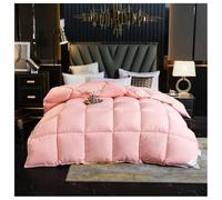 WWYL Couette, Couette en Duvet d'oie Et Plumes, Couette Tempérée Anti-acariens, Maxi Confort et très gonflante, 100% Coton Couette, Chaude 4 Saisons Couette (Champagne-Jade,180 * 220cm 3kg)