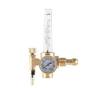 WX - 191-03 Réducteur de pression de régulateur d’argon avec débitmètre, débitmètre de gaz réglable 0 à 25 L/min pour le soudage MIG/TIG, entrée G5/8-14 et sortie M12x1, en
