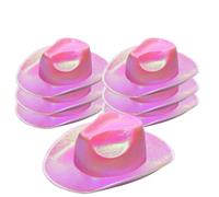 WXBCDS 4-12PACK Chapeau de Cowgirl à Paillettes Scintillantes | Cowboy for la douche de mariage nuptiale