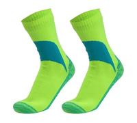 WXBCDS Chaussette Etanche 1 paire de chaussettes imperméables, élastiques et respirantes, mi-tubes, protection des pieds, coupe-vent, randonnée, équitation, ski(Green,M)