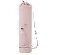 WXBCDS Sac Tapis Pilates Sac for Tapis de Yoga avec Poche for Bouteille d'eau et Sac Humide inférieur. Tapis de Yoga Sportif avec bandoulière et Sac de Rangement Multifonctionnel(Pink)