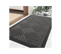 WXBCDS Tapis D'entrée Intérieur Paillasson d'entrée extérieur, paillasson d'intérieur Robuste en Caoutchouc Naturel, antidérapant, piège la saleté et l'humidité, Patio, Porche, entrée(45x75cm)