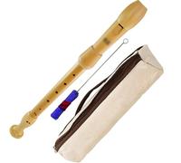 WXBHOZ Flûte À Bec Alto Allemand/Baroque Adulte Débutant, Instrument De Flûte À Jouer Professionnel en Bois À 8 Trous, Sac De Rangement + Bâton De Nettoyage + Lanière