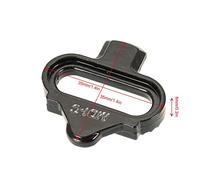 WXCHISU Cales, pour, Montage à 2 boulons, Fer plaqué, Flotteur latéral à Quatre degrés, Fixation sécurisée, Installation Facile avec clé hexagonale de 4 mm