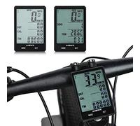 WXCHISU Compteur de Vitesse, Ordinateur de vélo sans Fil avec écran LCD, Compteur kilométrique de vélo étanche pour mesurer la Vitesse, la Distance, la température