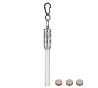 WXCHISU Lampe de Poche LED pour plongée sous-Marine, étanche, Torche d'avertissement avec Pile Bouton (Orange)