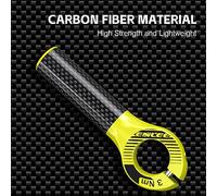 WXCHISU Poignées de vélo ergonomiques, pour Un contrôle et Un Confort améliorés, Plusieurs Positions de Conduite, Ajustement Universel pour Guidon de 22,2 mm, réduisent la Fatigue (Jaune)