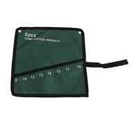WXCHISU Rouleau à Outils en Toile Robuste, pour Ranger clés, clés, Tournevis, Pinces, cliquets, Organisateur d'outils à Main avec Sangles d'attache, Conception Portable (8 bouches)