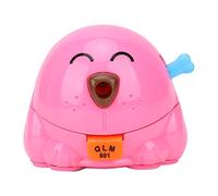 WXCHISU Taille-crayon de dessin animé pour enfants, design mignon, base d'adsorption forte, taille portable, facile à nettoyer, cadeau de papeterie pour étudiants (Rose)