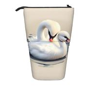 WXCJWD Adorable petit cygne télescopique pour crayons, trousse de maquillage portable et boîte de rangement pour fournitures de bureau, convient pour les environnements de bureau
